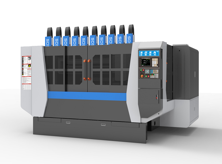 帶刀庫10軸鉆攻機(jī)系列